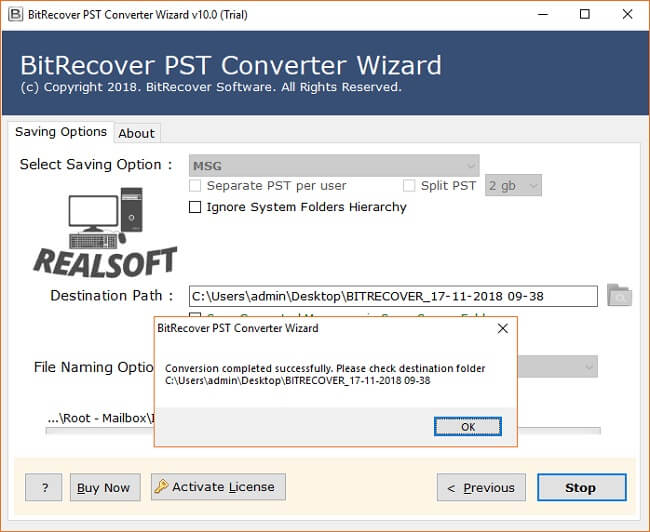 BitRecover PST Converter Wizard License Key 13.4 with Crack